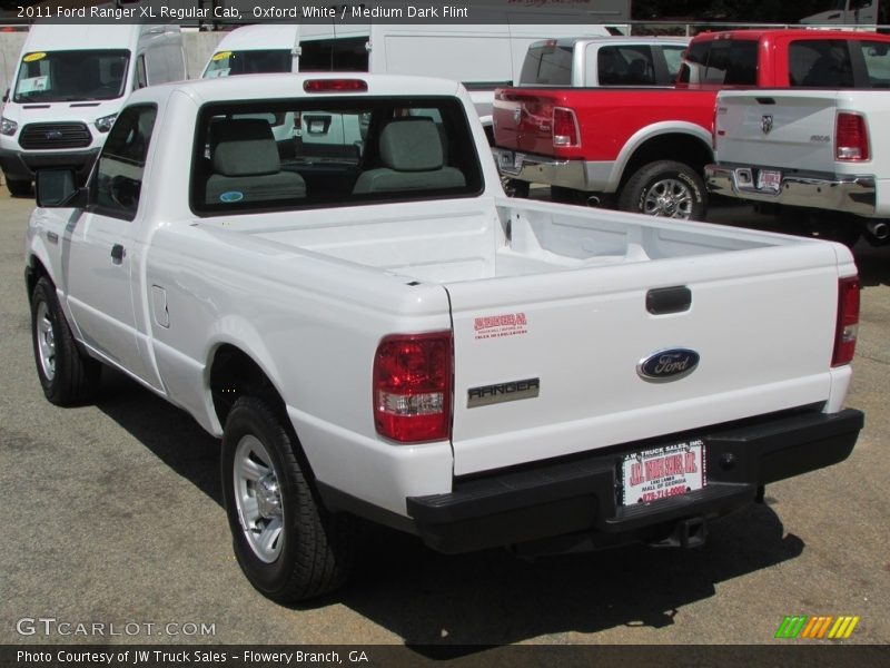 Oxford White / Medium Dark Flint 2011 Ford Ranger XL Regular Cab
