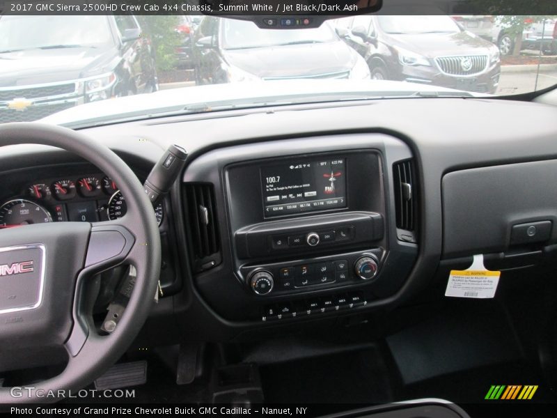 Summit White / Jet Black/Dark Ash 2017 GMC Sierra 2500HD Crew Cab 4x4 Chassis