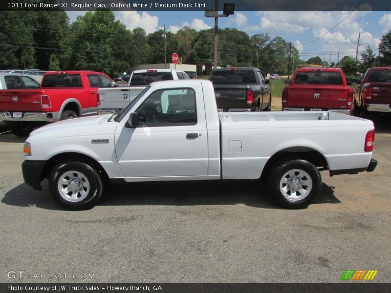 Oxford White / Medium Dark Flint 2011 Ford Ranger XL Regular Cab
