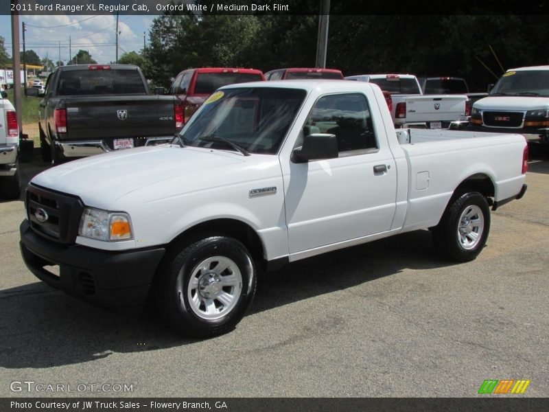Oxford White / Medium Dark Flint 2011 Ford Ranger XL Regular Cab