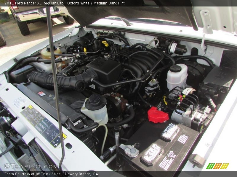 Oxford White / Medium Dark Flint 2011 Ford Ranger XL Regular Cab