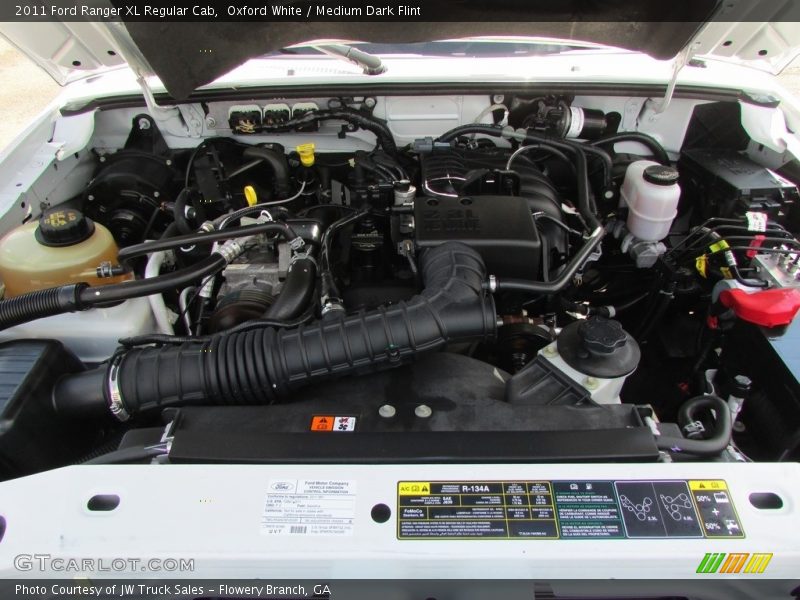 Oxford White / Medium Dark Flint 2011 Ford Ranger XL Regular Cab