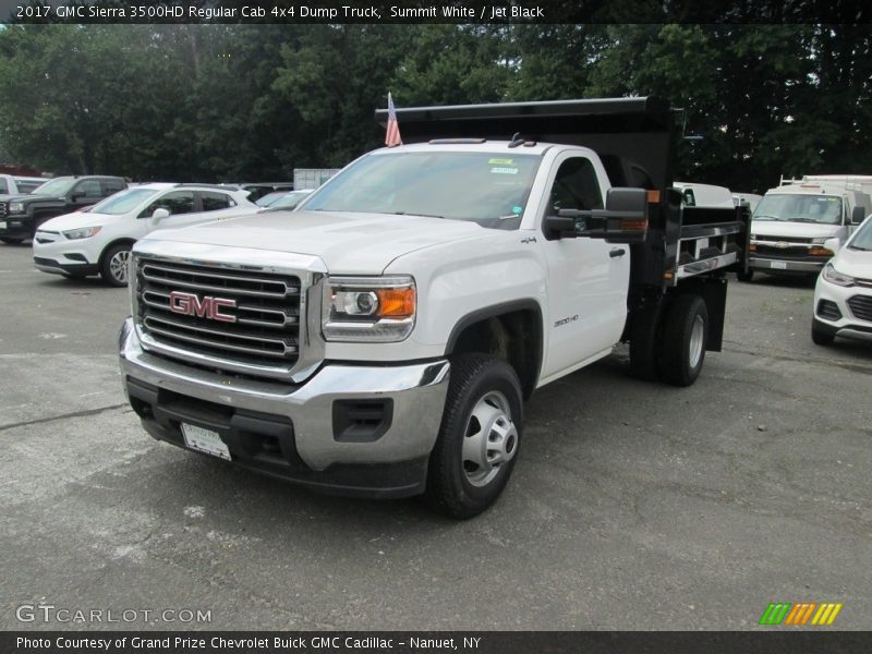 Summit White / Jet Black 2017 GMC Sierra 3500HD Regular Cab 4x4 Dump Truck