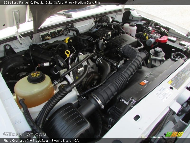 Oxford White / Medium Dark Flint 2011 Ford Ranger XL Regular Cab