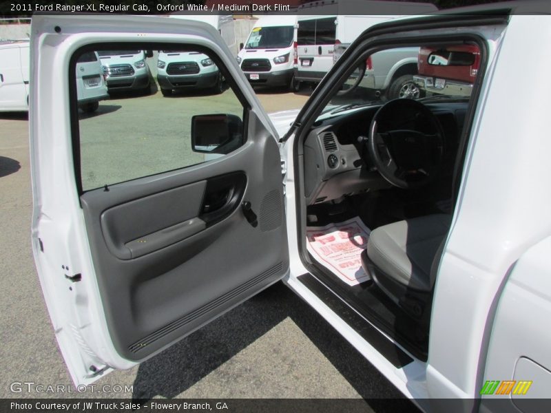 Oxford White / Medium Dark Flint 2011 Ford Ranger XL Regular Cab