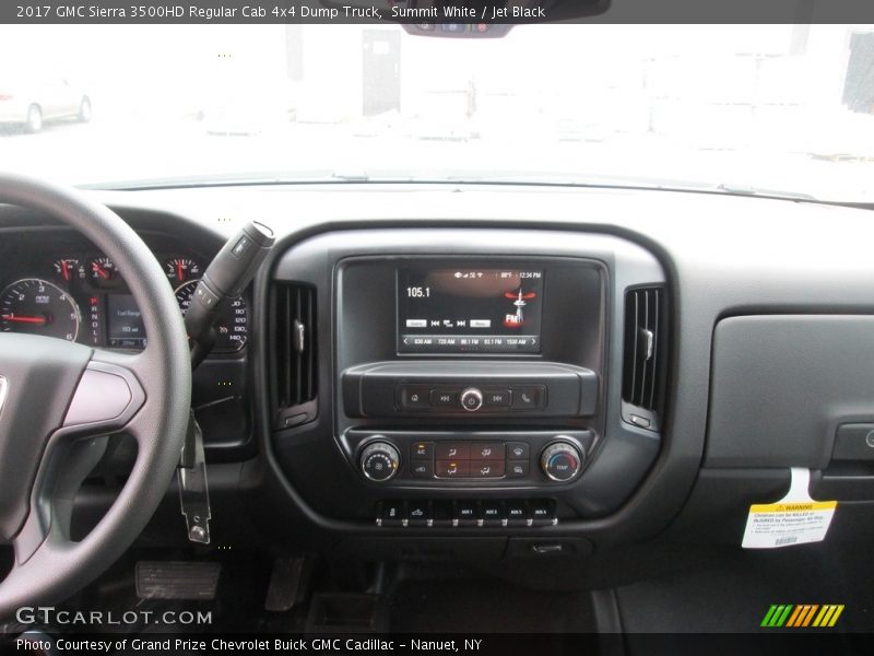 Summit White / Jet Black 2017 GMC Sierra 3500HD Regular Cab 4x4 Dump Truck