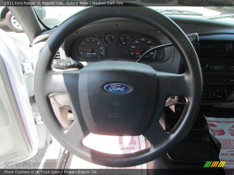 Oxford White / Medium Dark Flint 2011 Ford Ranger XL Regular Cab