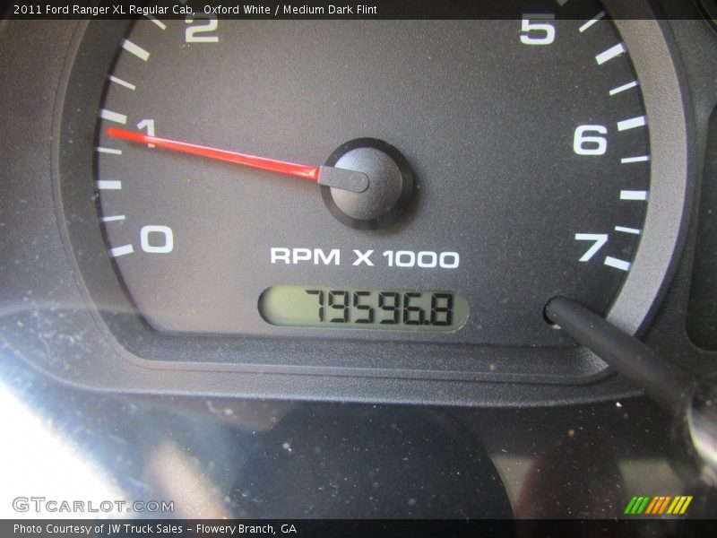 Oxford White / Medium Dark Flint 2011 Ford Ranger XL Regular Cab
