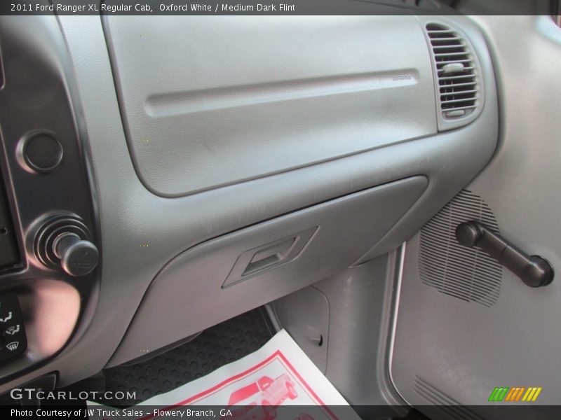 Oxford White / Medium Dark Flint 2011 Ford Ranger XL Regular Cab