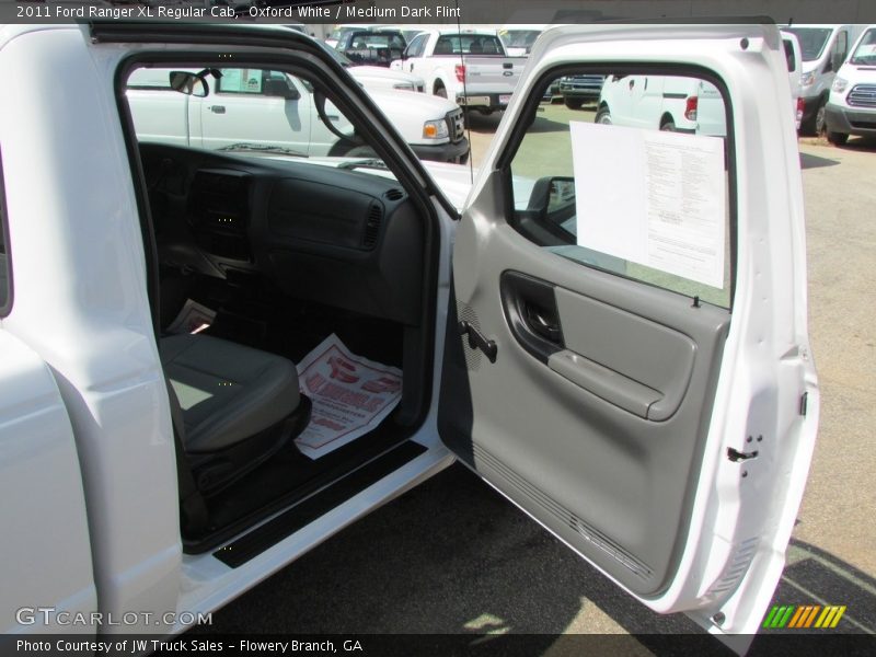 Oxford White / Medium Dark Flint 2011 Ford Ranger XL Regular Cab