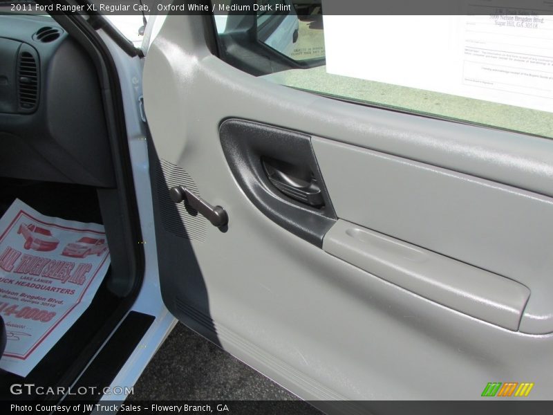 Oxford White / Medium Dark Flint 2011 Ford Ranger XL Regular Cab