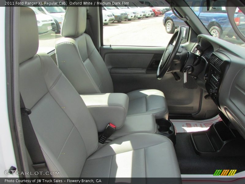 Oxford White / Medium Dark Flint 2011 Ford Ranger XL Regular Cab