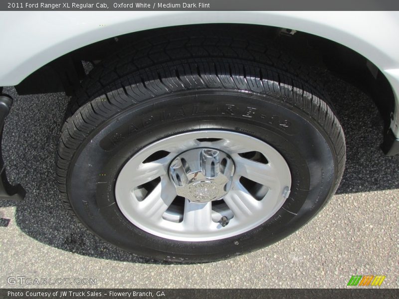 Oxford White / Medium Dark Flint 2011 Ford Ranger XL Regular Cab