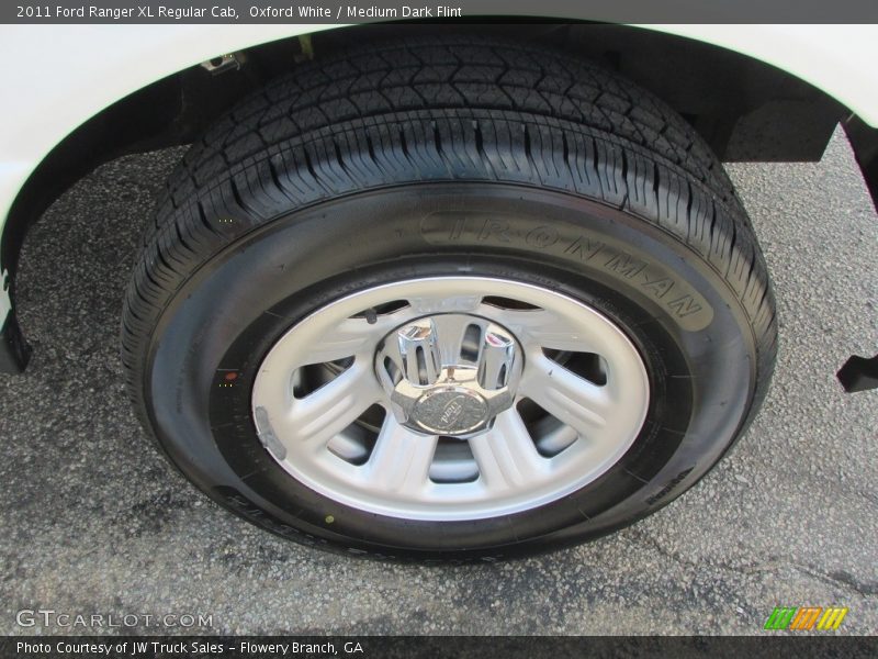 Oxford White / Medium Dark Flint 2011 Ford Ranger XL Regular Cab