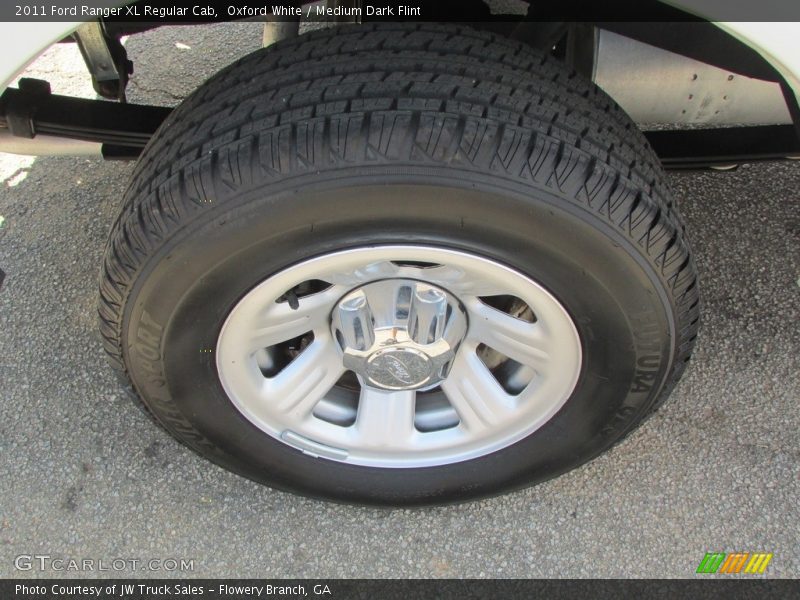 Oxford White / Medium Dark Flint 2011 Ford Ranger XL Regular Cab