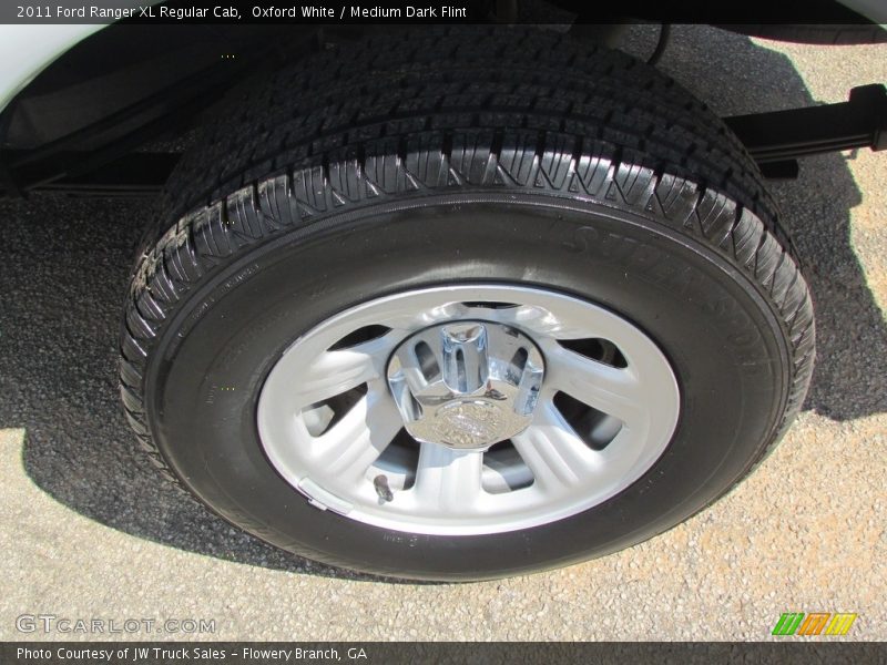 Oxford White / Medium Dark Flint 2011 Ford Ranger XL Regular Cab