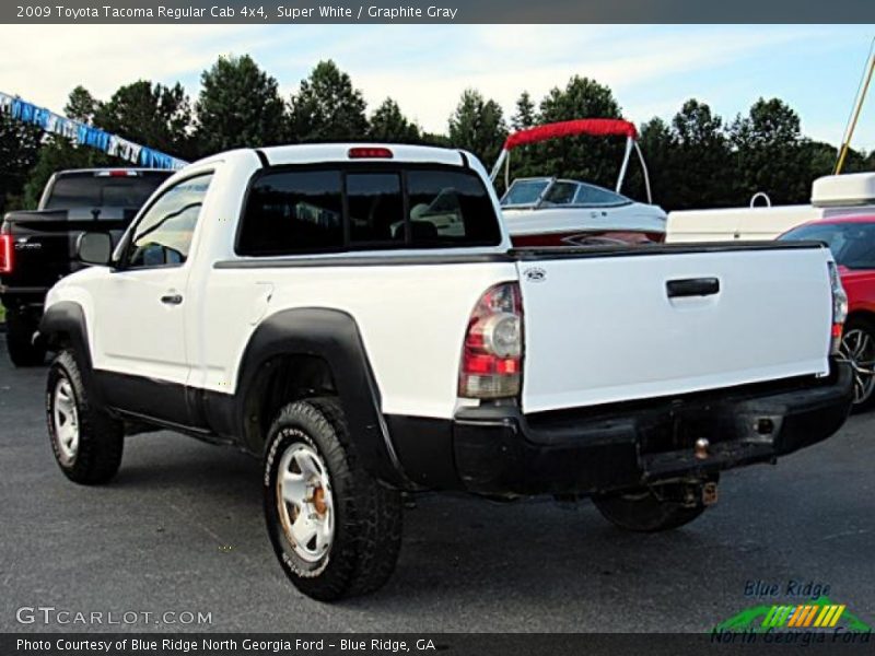 Super White / Graphite Gray 2009 Toyota Tacoma Regular Cab 4x4