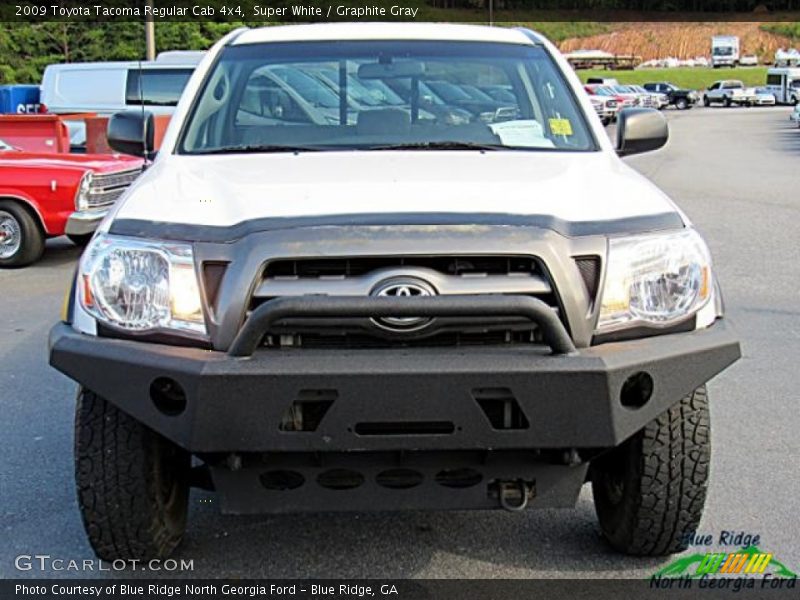 Super White / Graphite Gray 2009 Toyota Tacoma Regular Cab 4x4