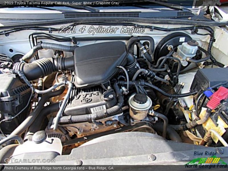 Super White / Graphite Gray 2009 Toyota Tacoma Regular Cab 4x4