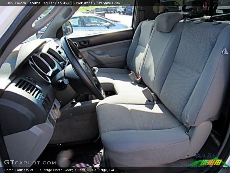 Super White / Graphite Gray 2009 Toyota Tacoma Regular Cab 4x4