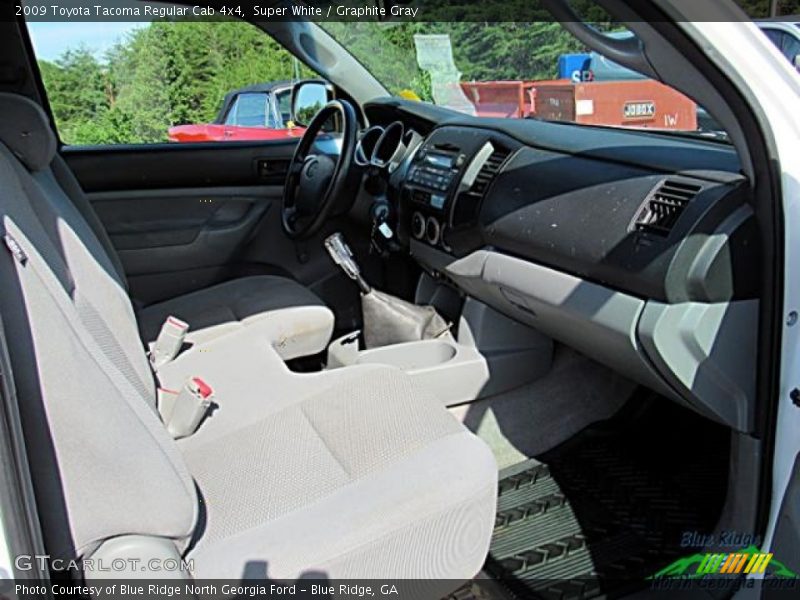 Super White / Graphite Gray 2009 Toyota Tacoma Regular Cab 4x4