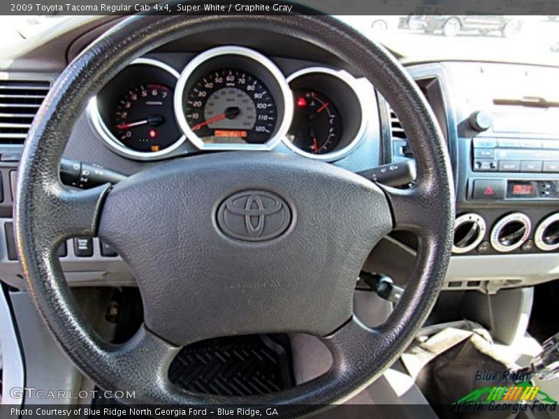 Super White / Graphite Gray 2009 Toyota Tacoma Regular Cab 4x4