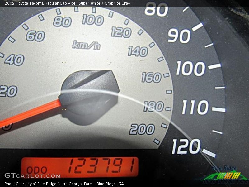 Super White / Graphite Gray 2009 Toyota Tacoma Regular Cab 4x4