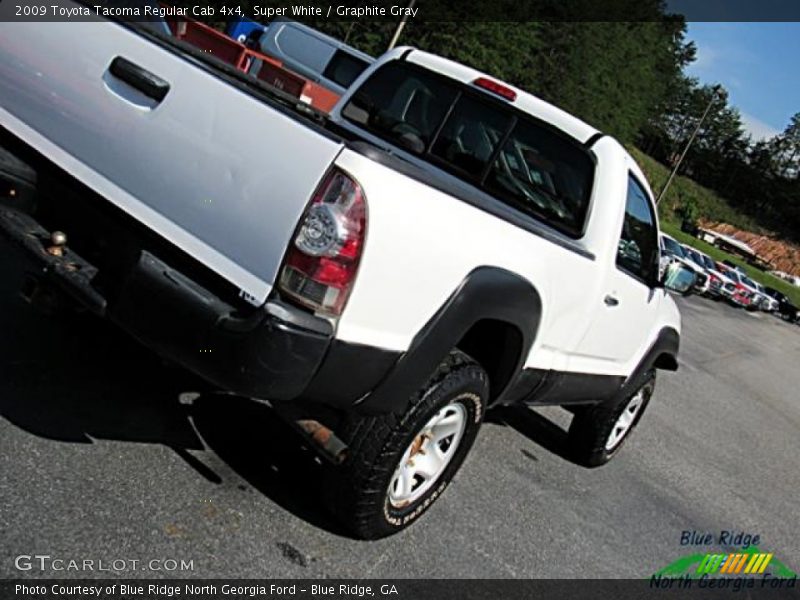 Super White / Graphite Gray 2009 Toyota Tacoma Regular Cab 4x4