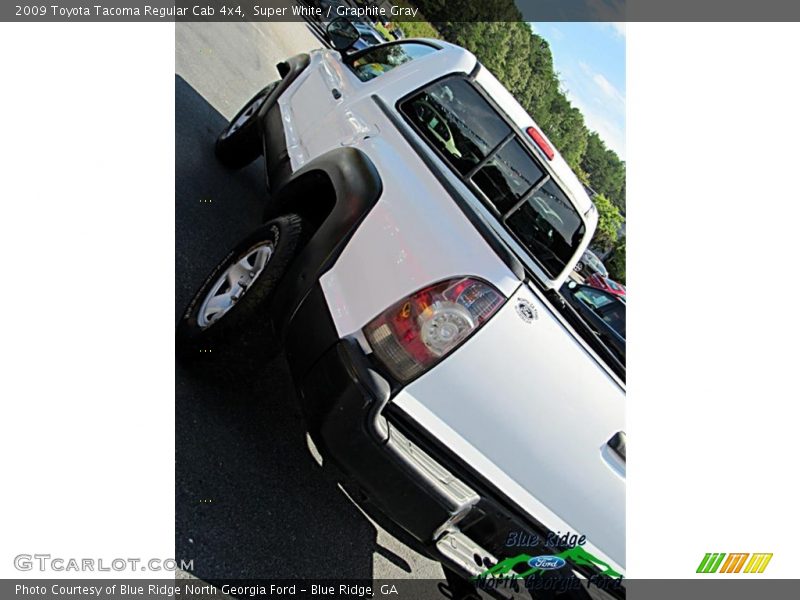 Super White / Graphite Gray 2009 Toyota Tacoma Regular Cab 4x4