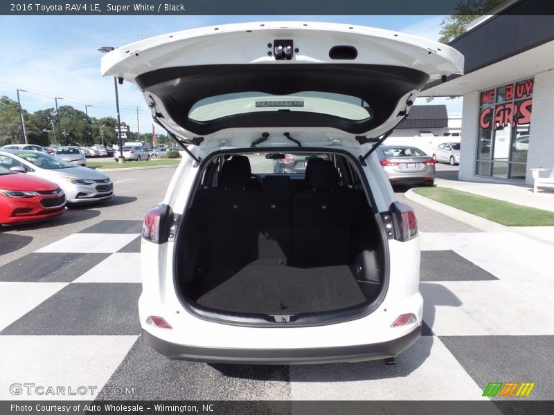 Super White / Black 2016 Toyota RAV4 LE