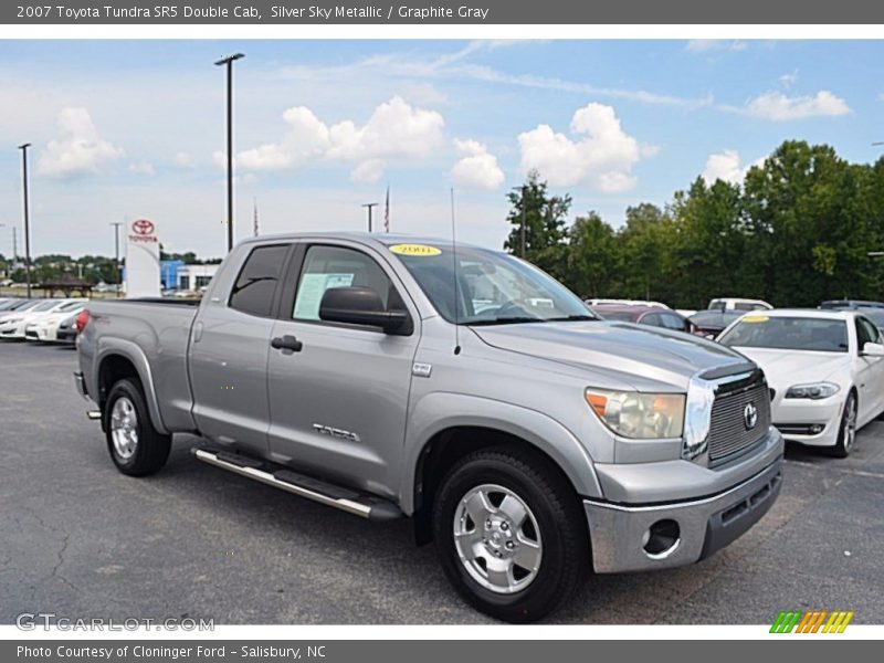 Silver Sky Metallic / Graphite Gray 2007 Toyota Tundra SR5 Double Cab