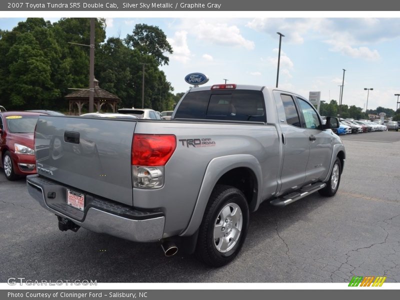 Silver Sky Metallic / Graphite Gray 2007 Toyota Tundra SR5 Double Cab