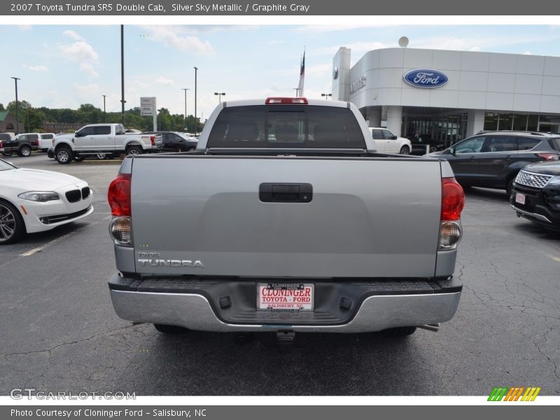 Silver Sky Metallic / Graphite Gray 2007 Toyota Tundra SR5 Double Cab
