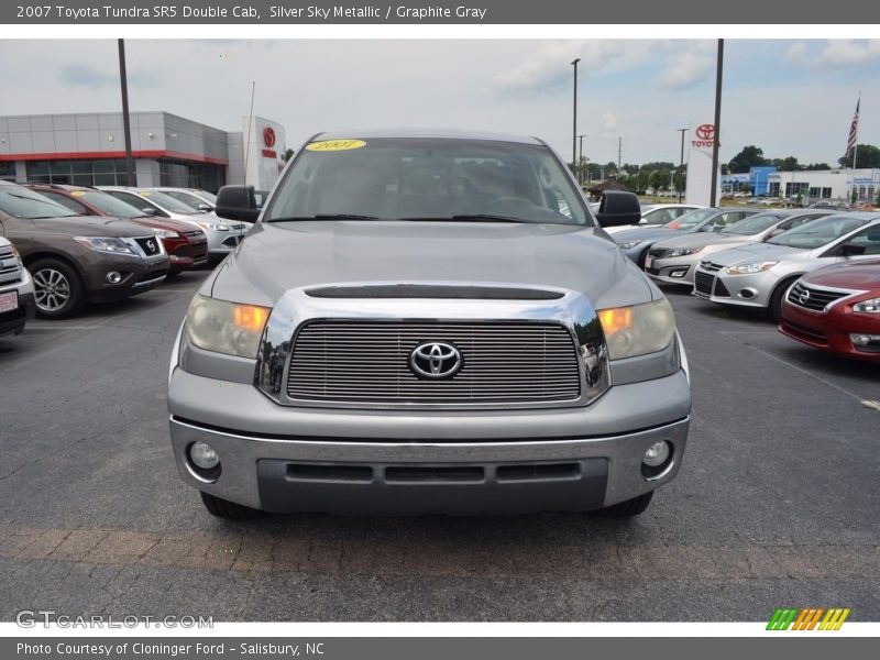 Silver Sky Metallic / Graphite Gray 2007 Toyota Tundra SR5 Double Cab