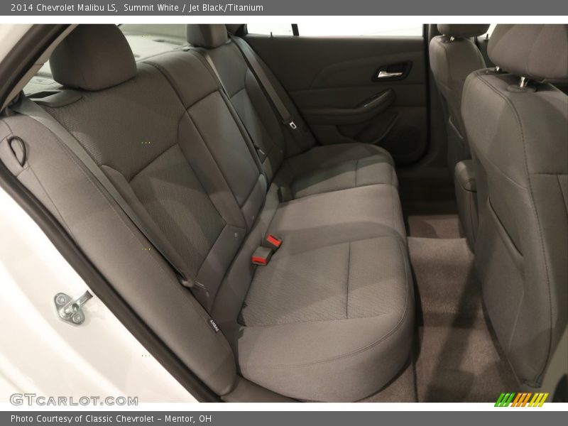 Summit White / Jet Black/Titanium 2014 Chevrolet Malibu LS