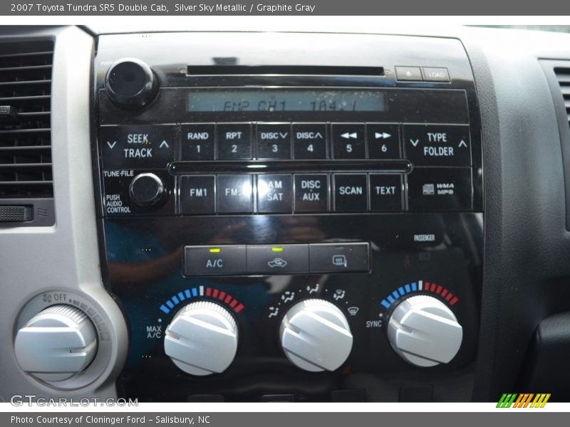 Silver Sky Metallic / Graphite Gray 2007 Toyota Tundra SR5 Double Cab