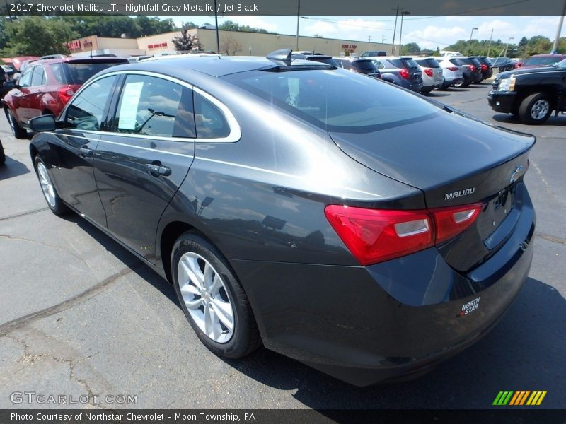 Nightfall Gray Metallic / Jet Black 2017 Chevrolet Malibu LT