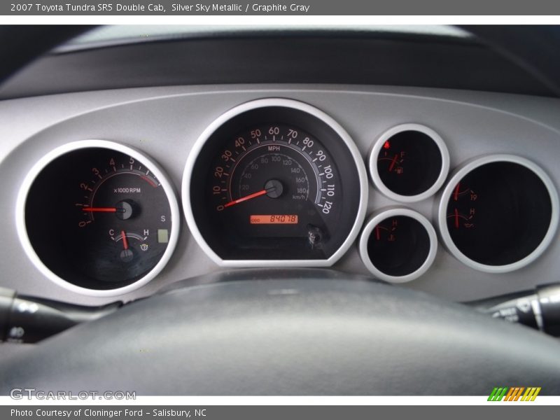 Silver Sky Metallic / Graphite Gray 2007 Toyota Tundra SR5 Double Cab