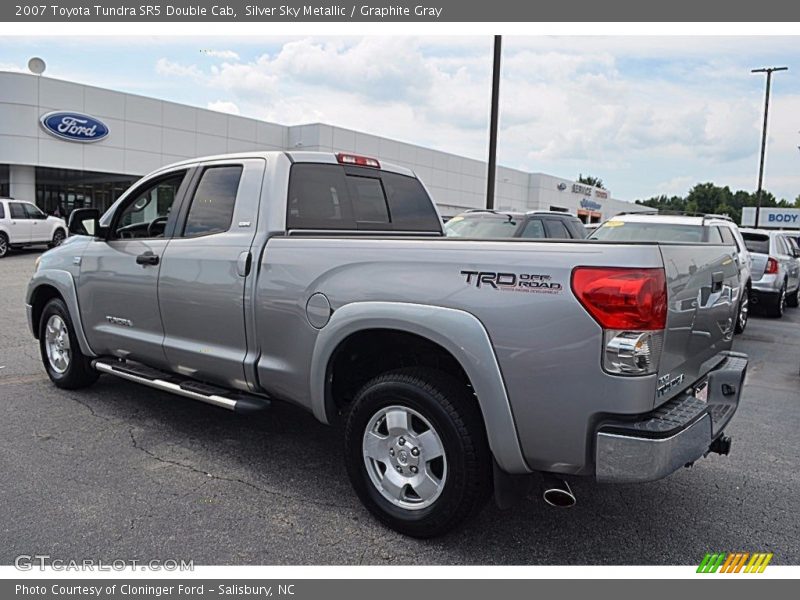 Silver Sky Metallic / Graphite Gray 2007 Toyota Tundra SR5 Double Cab