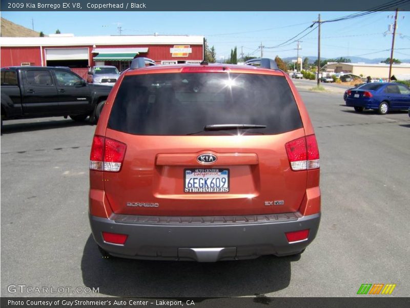 Copperhead / Black 2009 Kia Borrego EX V8
