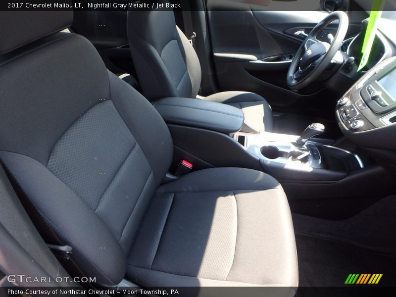 Nightfall Gray Metallic / Jet Black 2017 Chevrolet Malibu LT
