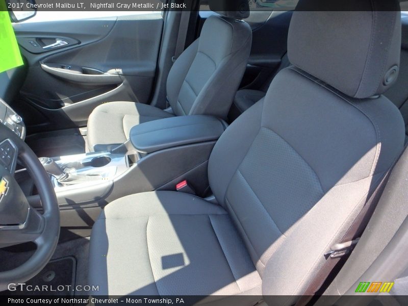 Nightfall Gray Metallic / Jet Black 2017 Chevrolet Malibu LT