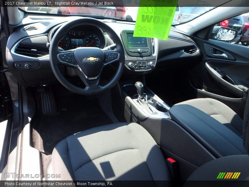 Nightfall Gray Metallic / Jet Black 2017 Chevrolet Malibu LT