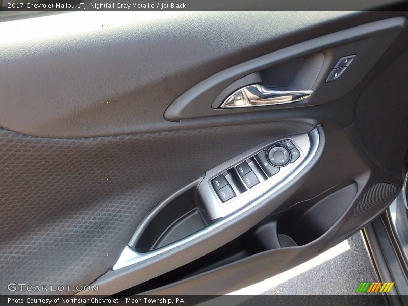 Nightfall Gray Metallic / Jet Black 2017 Chevrolet Malibu LT