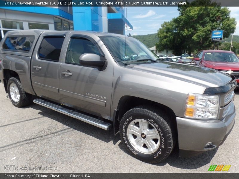 Graystone Metallic / Light Cashmere/Dark Cashmere 2012 Chevrolet Silverado 1500 LTZ Crew Cab 4x4