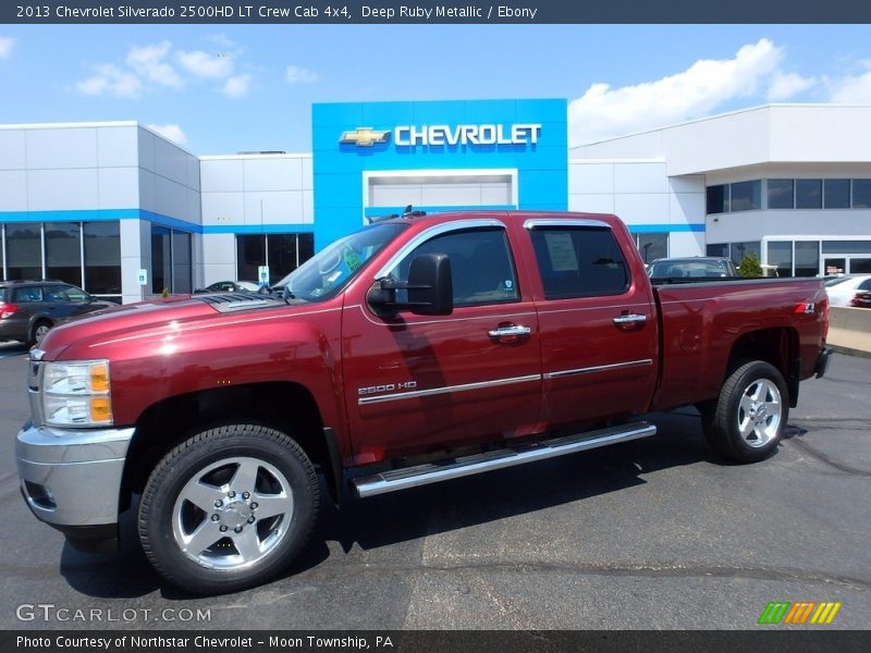 Deep Ruby Metallic / Ebony 2013 Chevrolet Silverado 2500HD LT Crew Cab 4x4
