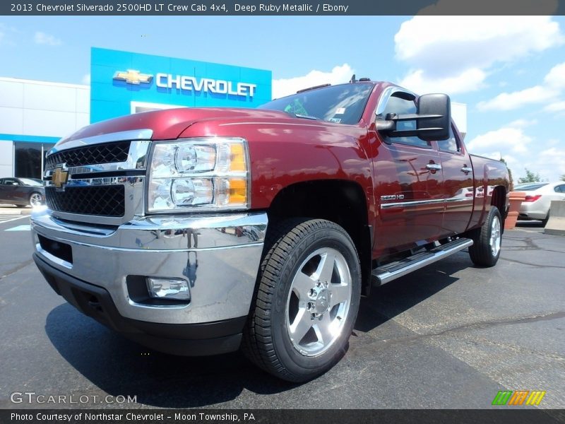 Deep Ruby Metallic / Ebony 2013 Chevrolet Silverado 2500HD LT Crew Cab 4x4