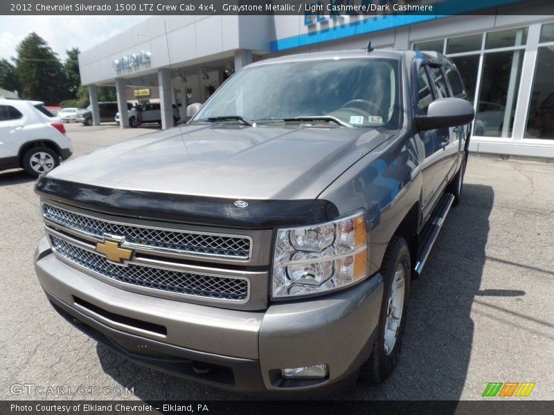 Graystone Metallic / Light Cashmere/Dark Cashmere 2012 Chevrolet Silverado 1500 LTZ Crew Cab 4x4