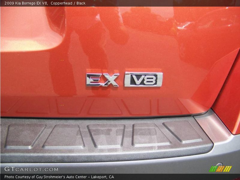 Copperhead / Black 2009 Kia Borrego EX V8