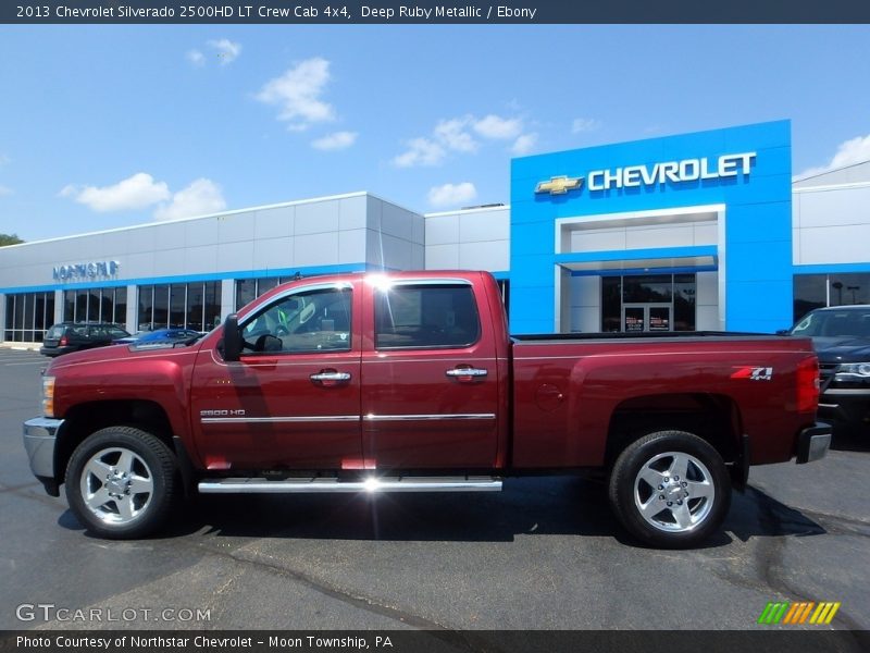 Deep Ruby Metallic / Ebony 2013 Chevrolet Silverado 2500HD LT Crew Cab 4x4
